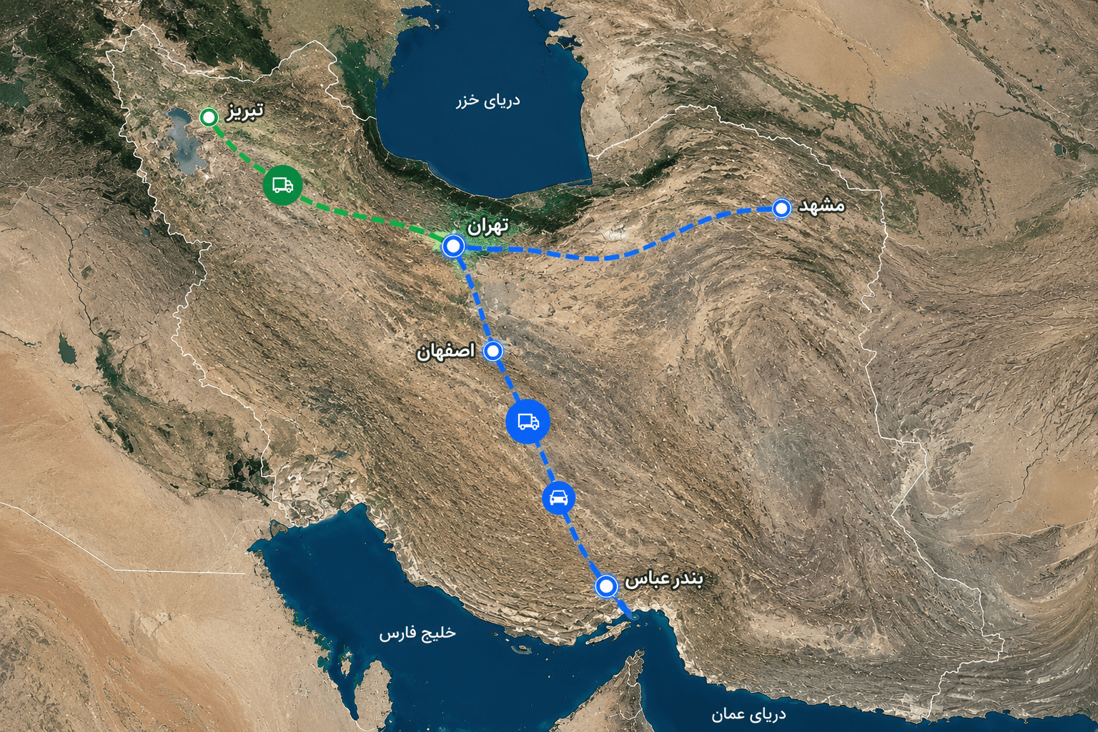 جایگاه راهبردی ایران در شبکه تجارت منطقه‌ای